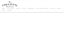 Tablet Screenshot of collettidesign.com